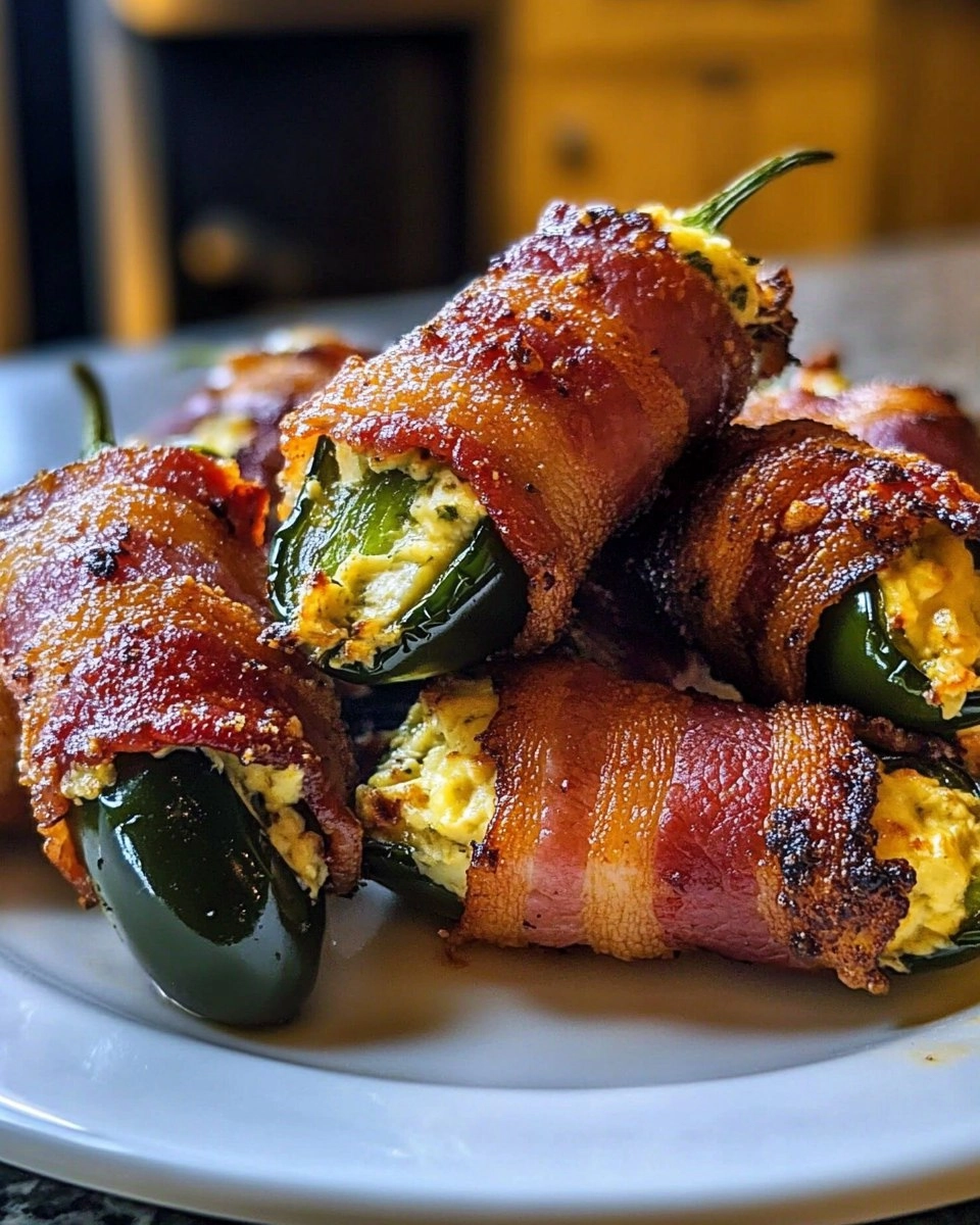 Bacon-Wrapped Jalapeño Poppers