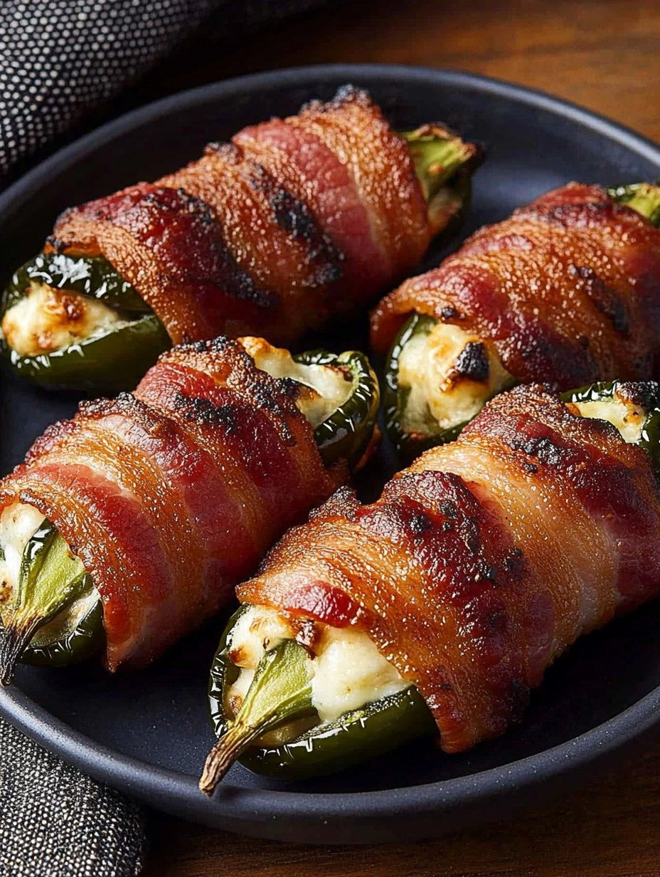 Bacon-Wrapped Jalapeño Poppers
