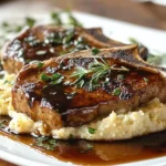 Balsamic-Pork-Chops-with-Cauli-Mash-Recipe