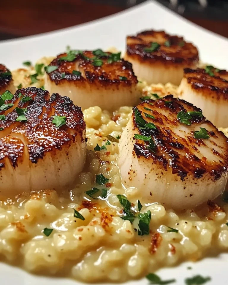 Champagne-Risotto-with-Brown-Butter-Scallops-Recipe