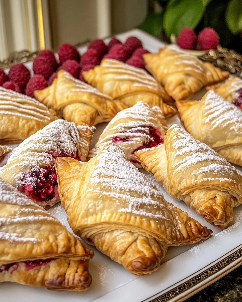Chocolate Raspberry Cheesecake Turnovers 67 Chocolate Raspberry Cheesecake Turnovers