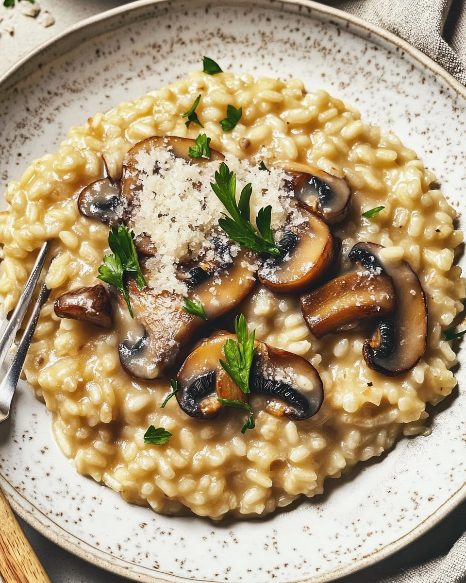 Creamy Mushroom Risotto