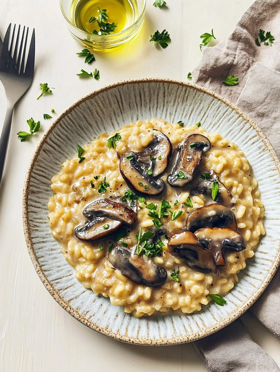 Creamy Mushroom Risotto