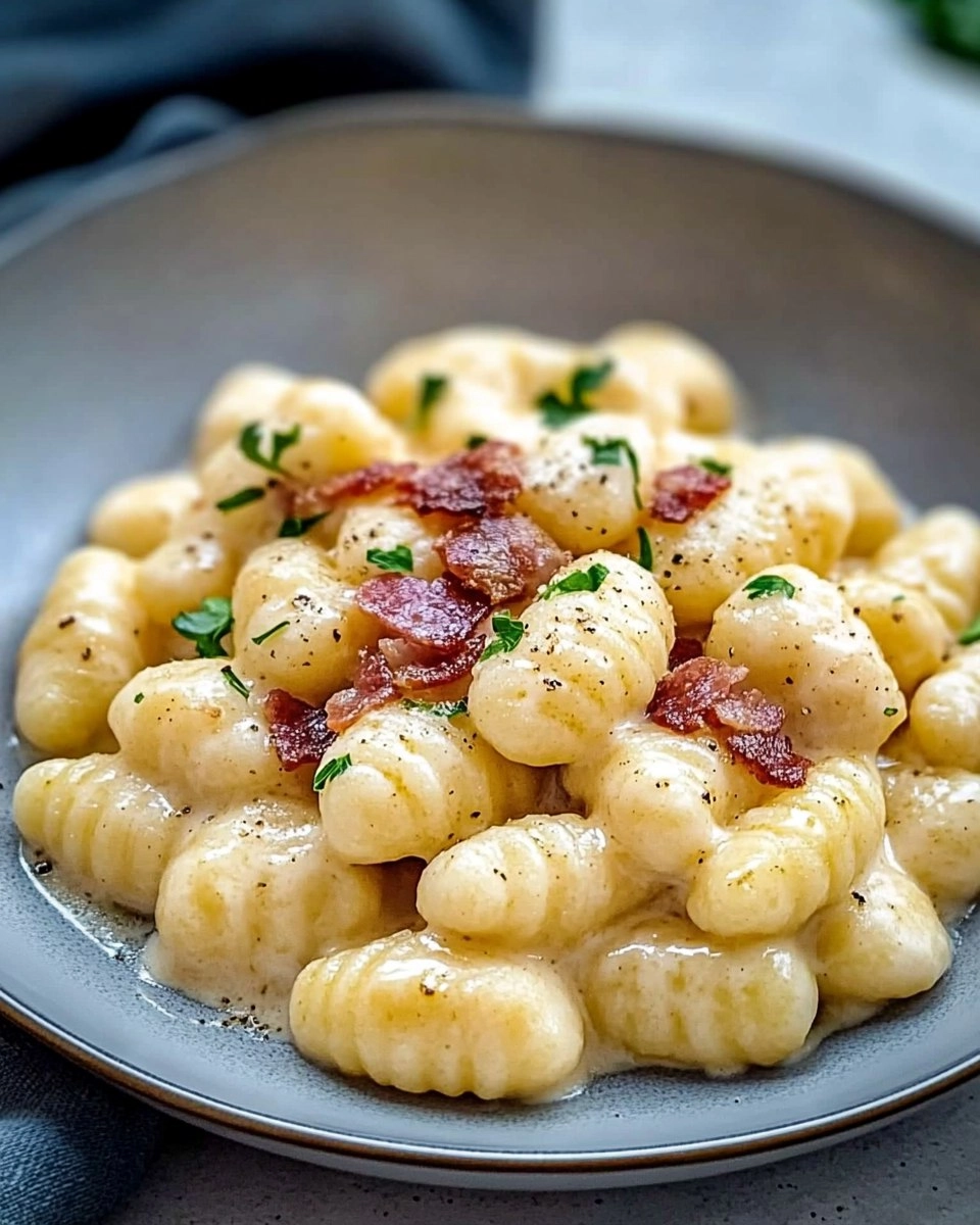 Creamy Pancetta Gnocchi 
