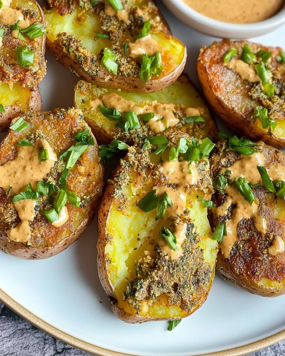 Crispy Smashed Potatoes with Garlic & Za'atar 115 Crispy Smashed Potatoes with Garlic & Za'atar