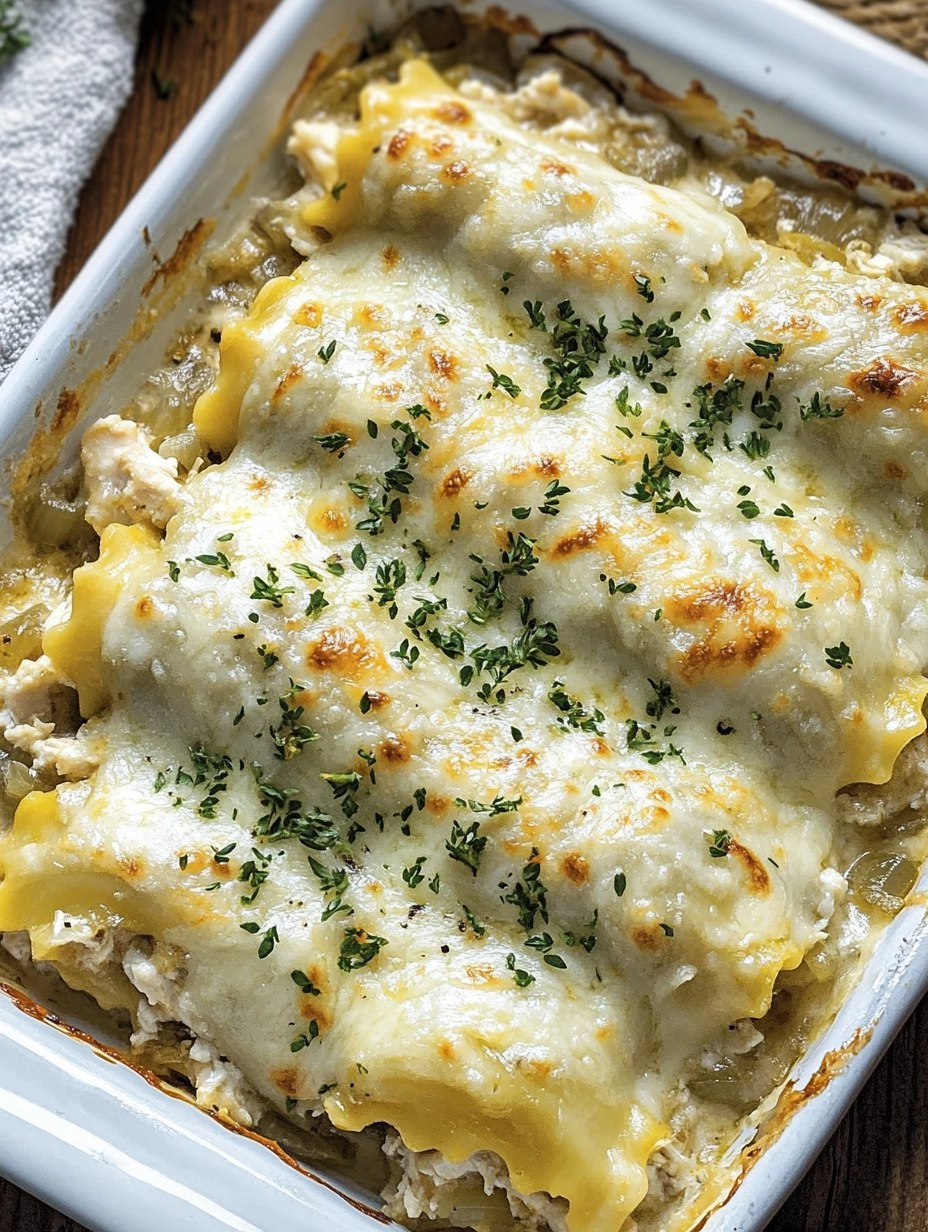 French Onion Chicken Lasagna Rollups 166 French Onion Chicken Lasagna Rollups
