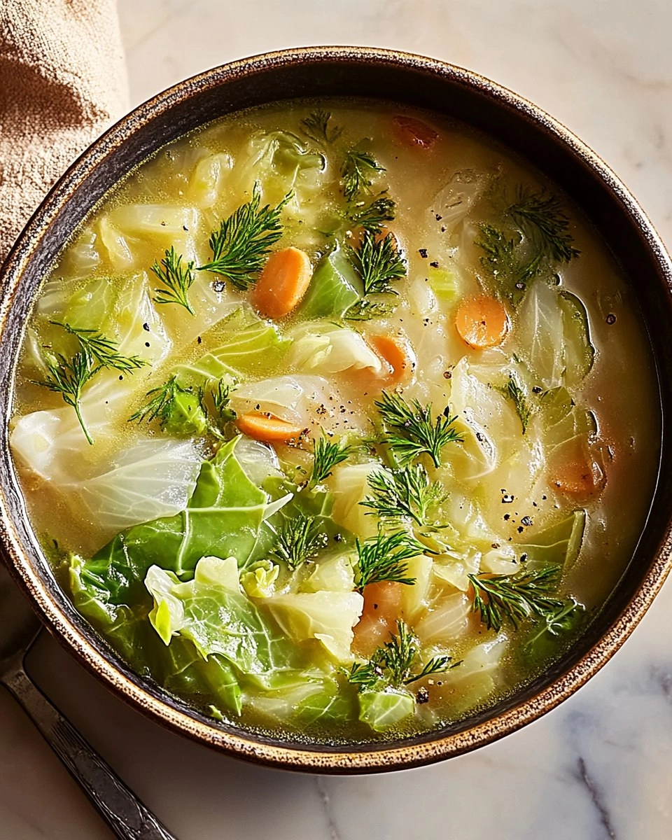 Garlicky Cabbage Soup