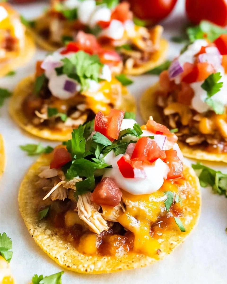 Mini Chicken Tostadas