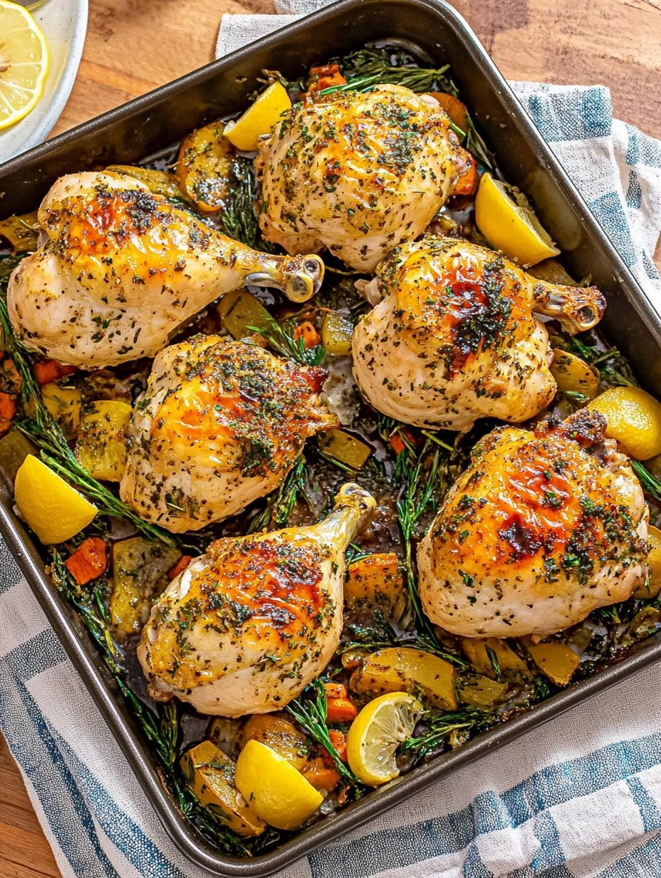 One-Pan Lemon Herb Roasted Chicken