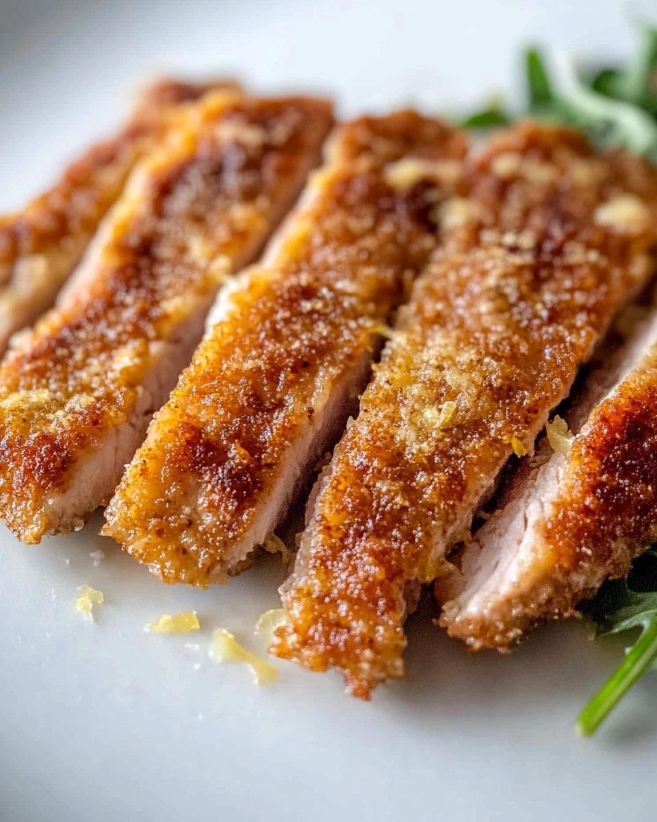 Pork Milanese with Lemon Parmesan Arugula