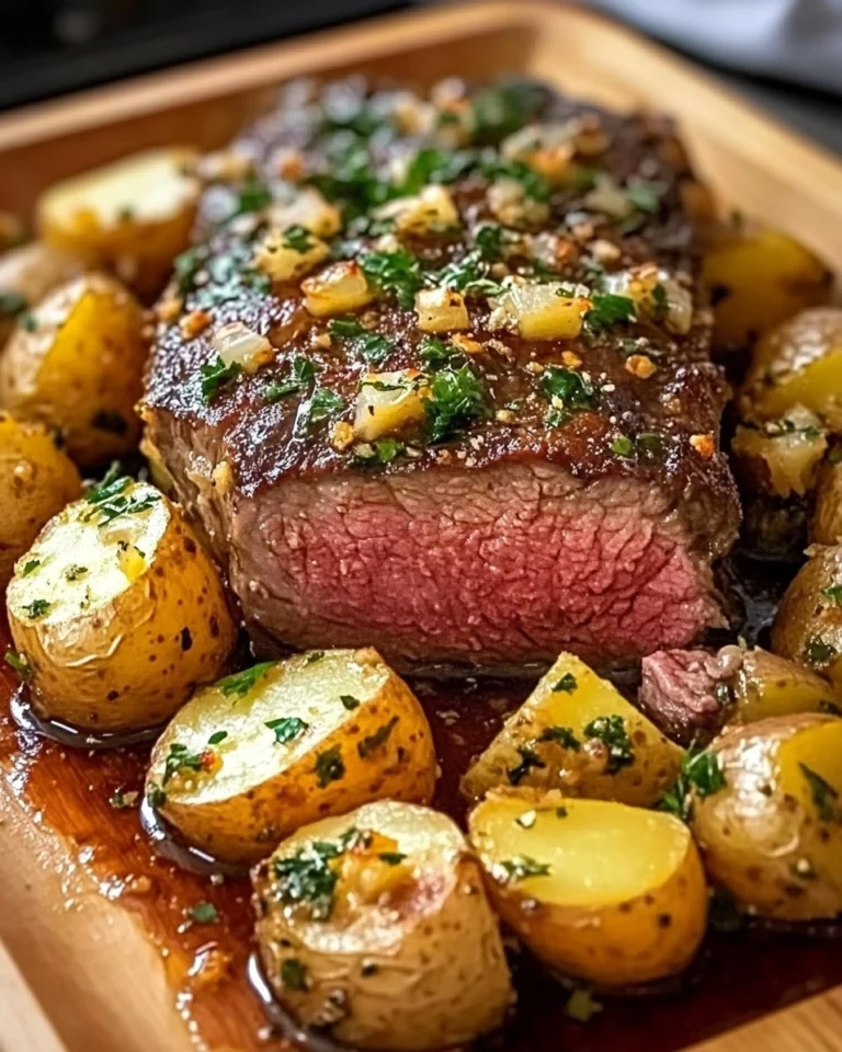 Roast-Sirloin-with-Potato-Bake-Recipe