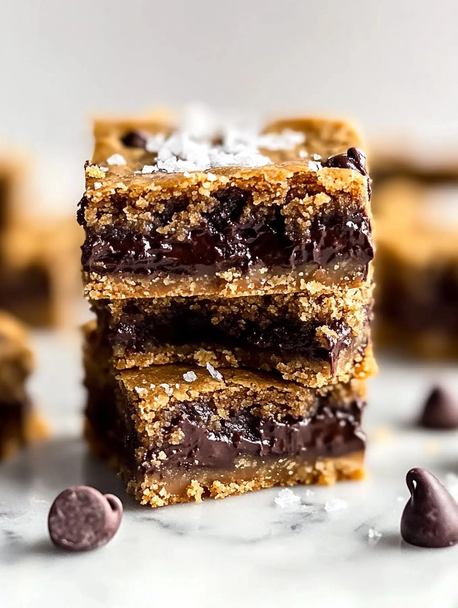 Salted Brown Butter Chocolate Chip Cookie Bars