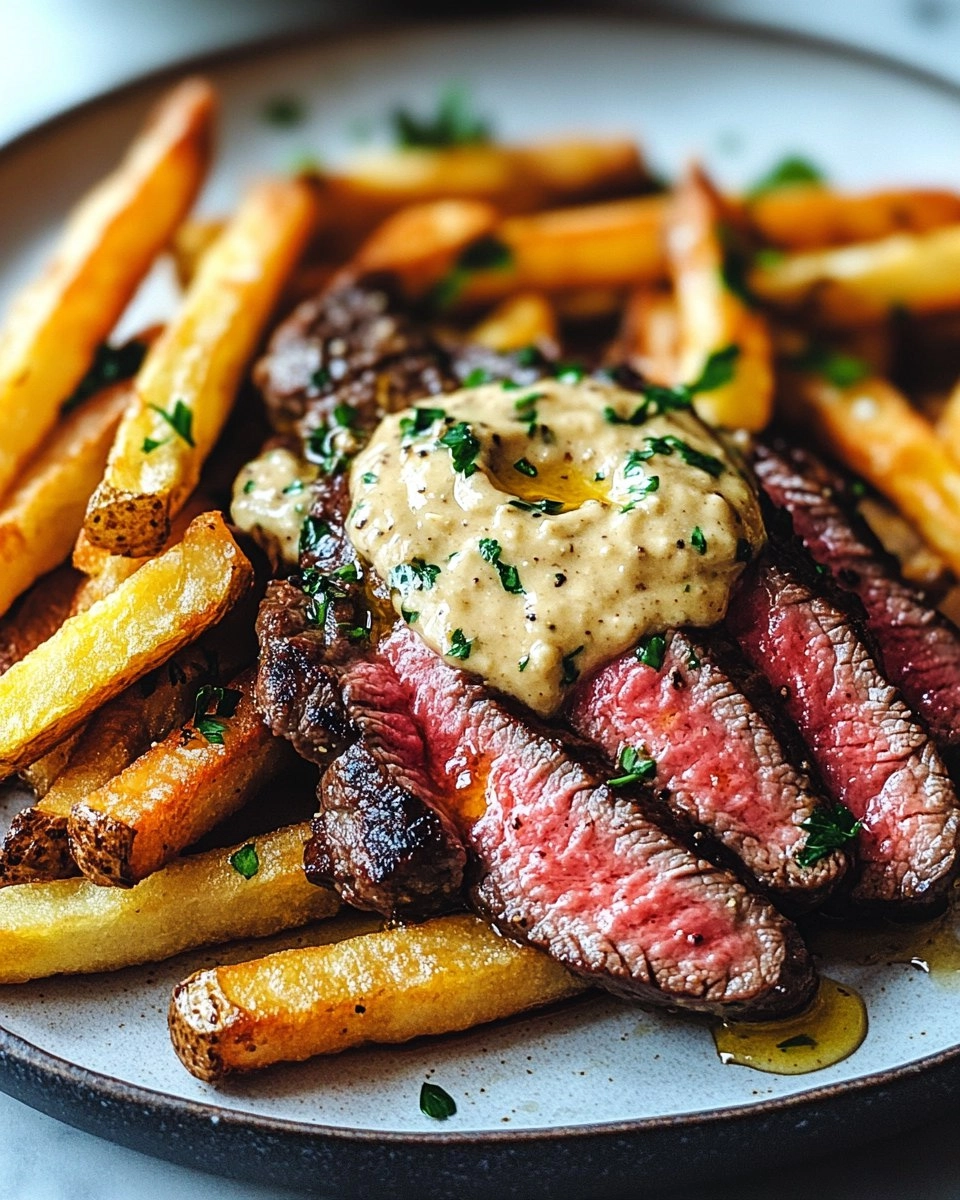 Steak Frites with Honey Dijon Aioli