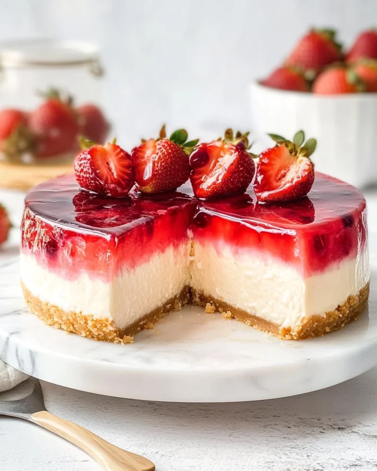 Strawberry-Jelly-Cheesecake-Recipe