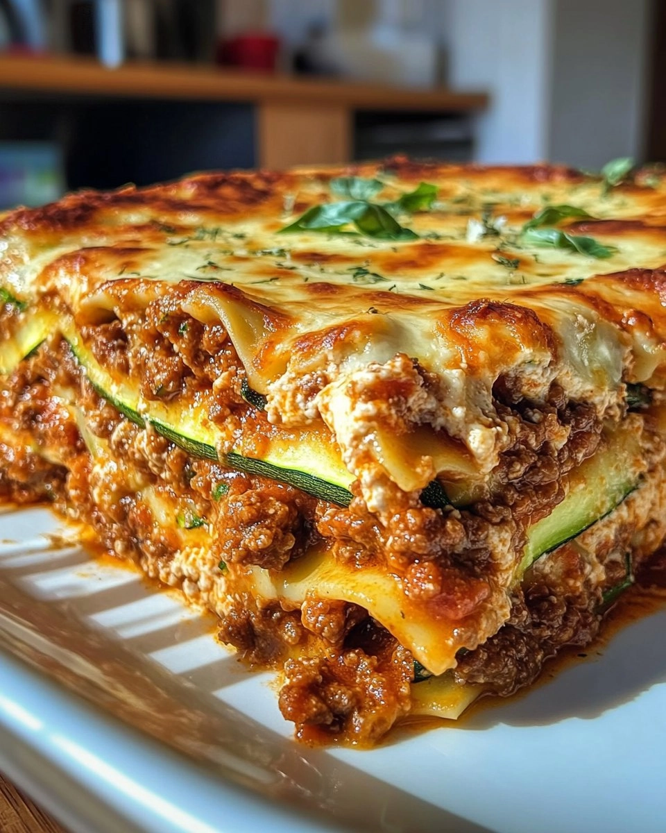 Zucchini Lasagna Bolognese