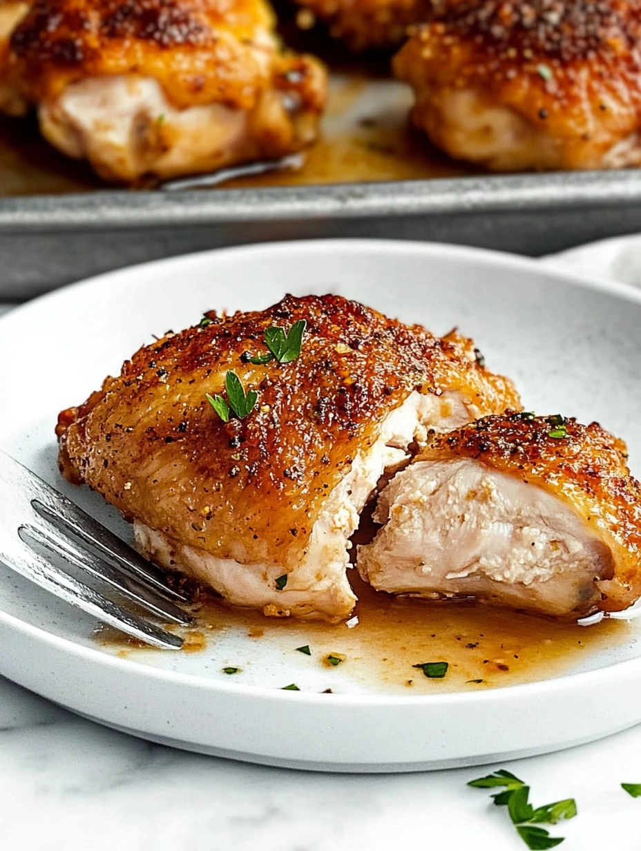 Baked Chicken Thighs | Juicy Oven-Roasted Chicken 81 Baked Chicken Thighs | Juicy Oven-Roasted Chicken