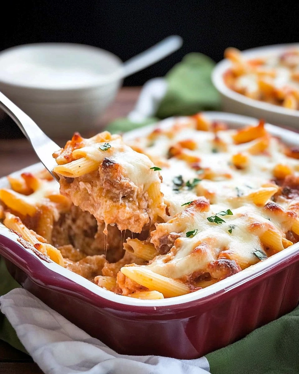 Baked Penne | Cheesy Oven-Baked Pasta Casserole