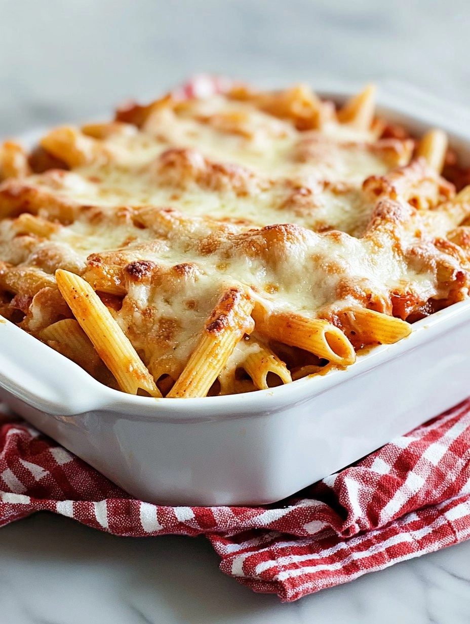 Baked Penne | Cheesy Oven-Baked Pasta Casserole