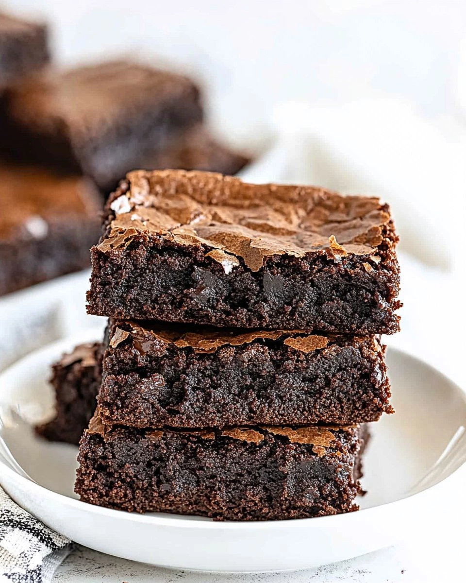 Brownies | Fudgy Dark Chocolate Brownies