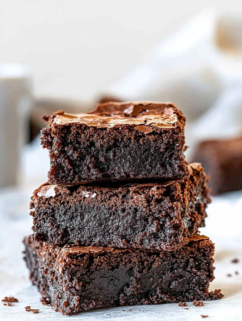 Brownies | Fudgy Dark Chocolate Brownies