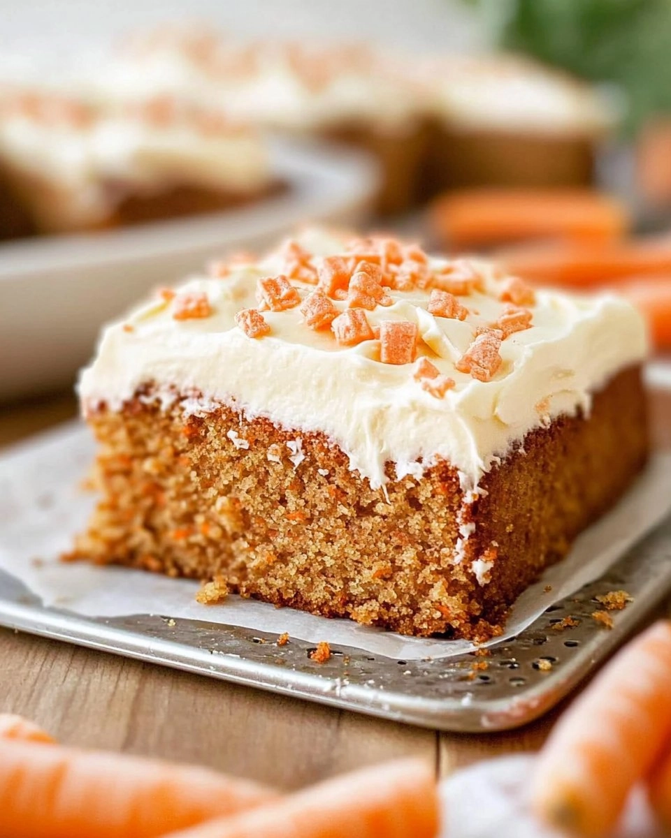 Carrot Cake Sheet Cake with Thick Cream Cheese Frosting 117 Carrot Cake Sheet Cake with Thick Cream Cheese Frosting