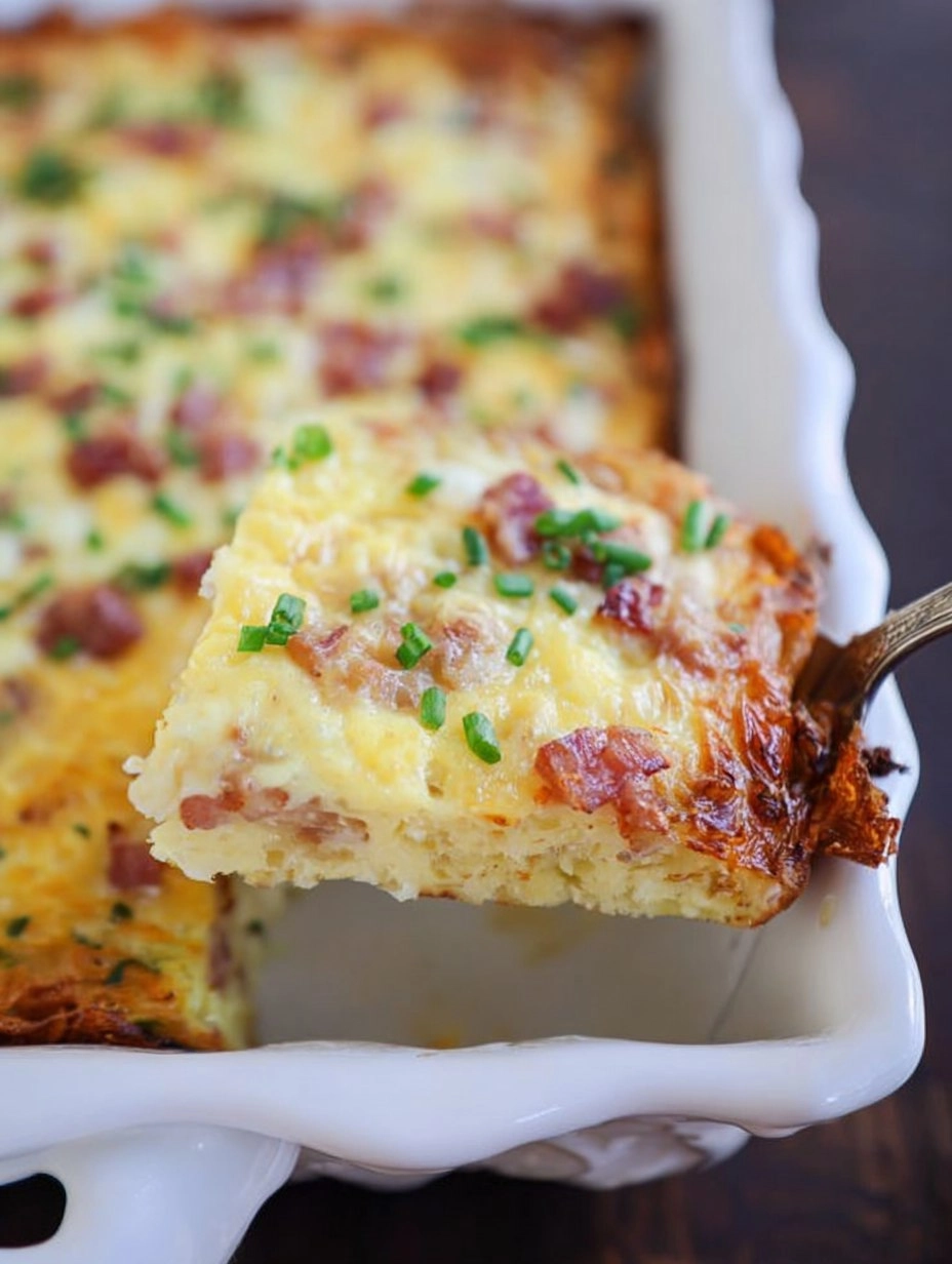 Cheesy Hash Brown Egg Bake (Crowd-Pleasing Easter Brunch Casserole)