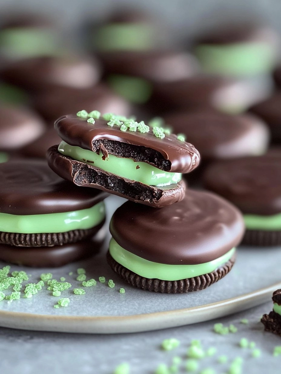 Chocolate Covered Mint Oreos 71 Chocolate Covered Mint Oreos