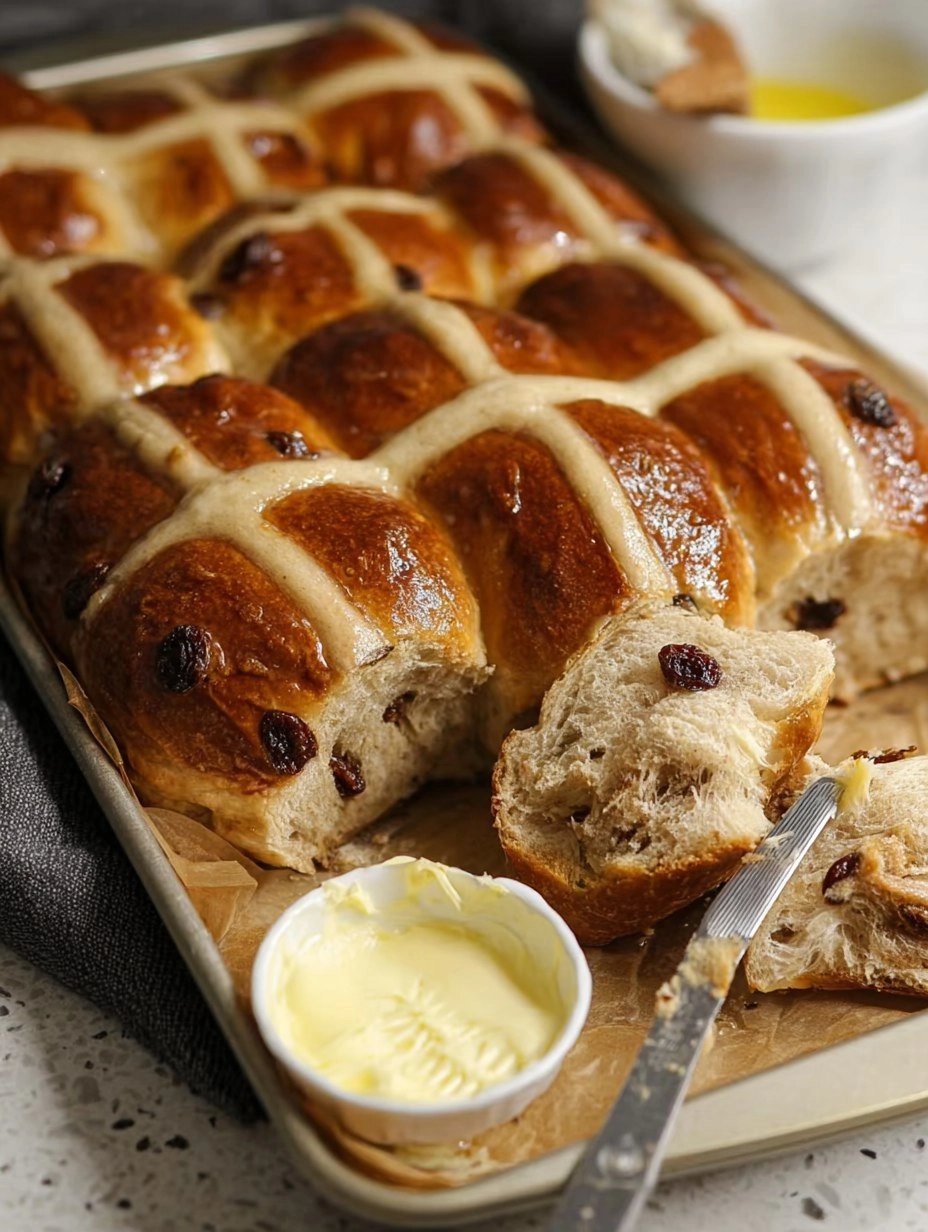 Cinnamon Raisin Hot Cross Buns (Make-Ahead Easter Rolls) 146 Cinnamon Raisin Hot Cross Buns (Make-Ahead Easter Rolls)