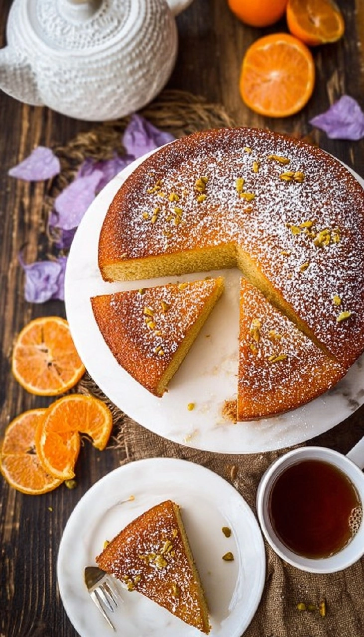 Clementine & Almond Flour Tea Cake (Naturally Gluten-Free)