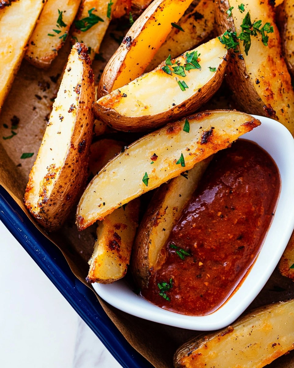 Crispy Oven-Baked Potato Wedges (Pub Style) 92 Crispy Oven-Baked Potato Wedges (Pub Style)