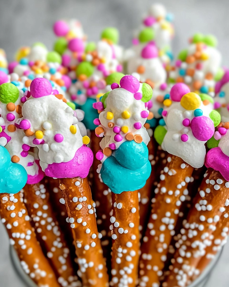 Dr. Seuss Truffula Tree Pretzel Rods to Delight Kids! 55 Dr. Seuss Truffula Tree Pretzel Rods to Delight Kids!