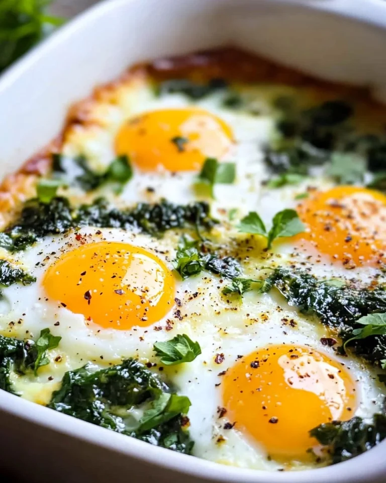 Easy-Baked-Eggs-Florentine-Recipe