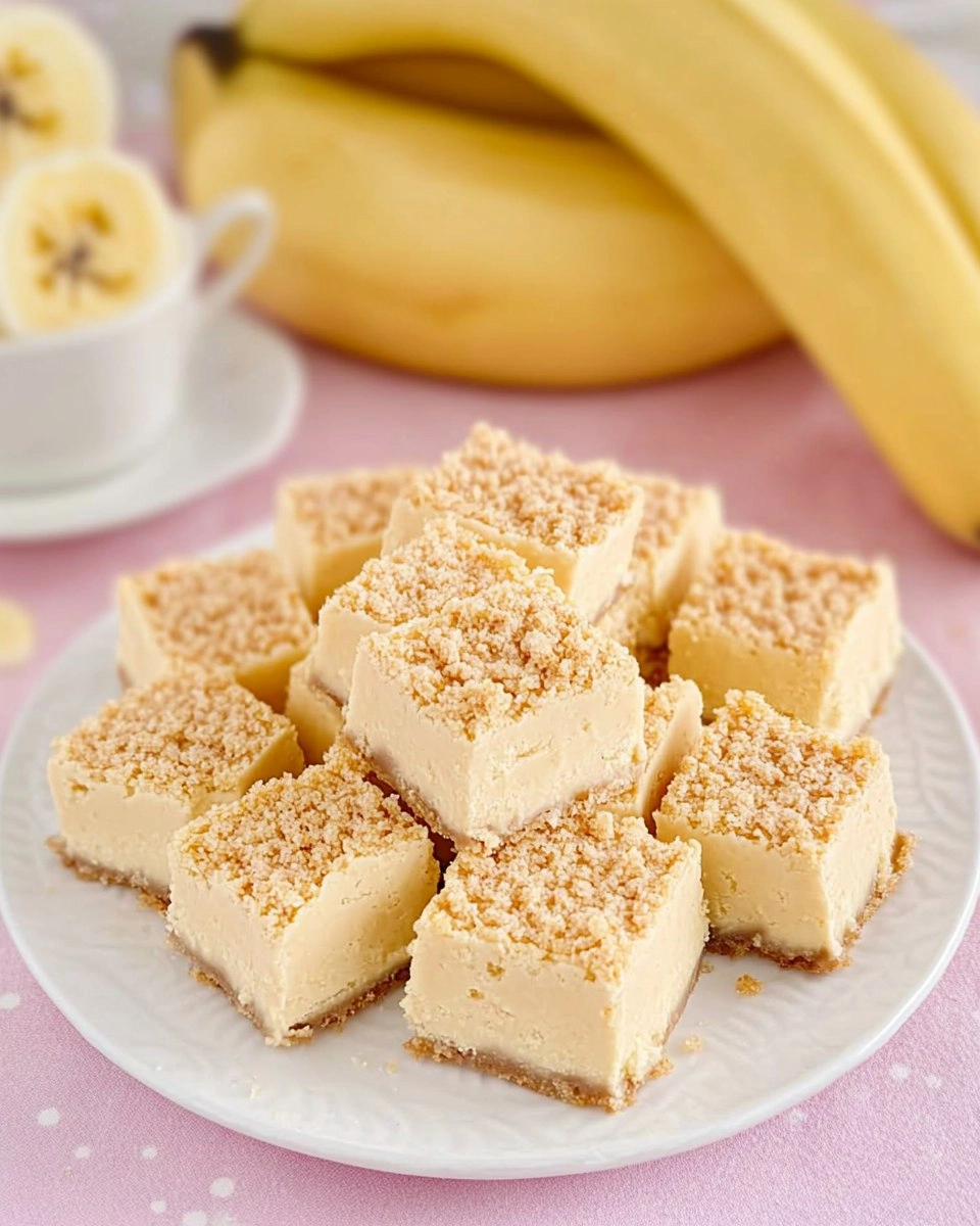 Easy Banana Pudding Fudge Squares with a Nilla Wafer Crunch 85 Easy Banana Pudding Fudge Squares with a Nilla Wafer Crunch