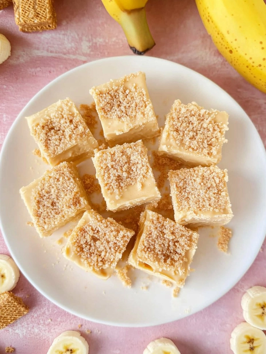 Easy Banana Pudding Fudge Squares with a Nilla Wafer Crunch 86 Easy Banana Pudding Fudge Squares with a Nilla Wafer Crunch