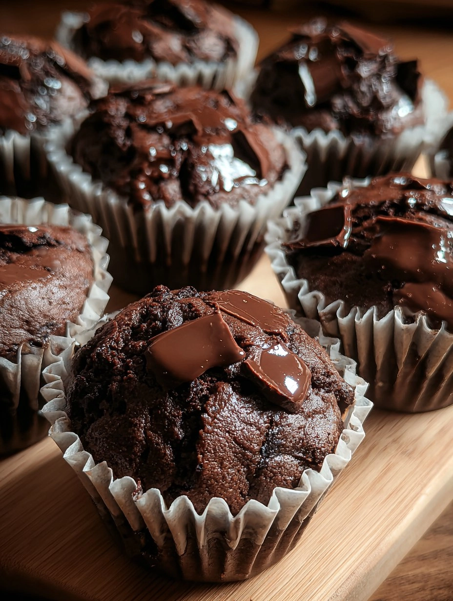 Easy Double Chocolate Muffins