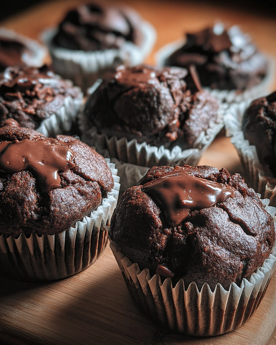 Easy Double Chocolate Muffins