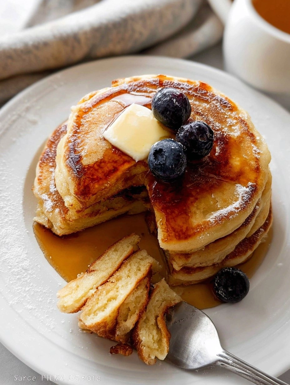 Fluffy Buttermilk Pancakes (Base Recipe for Any Topping)