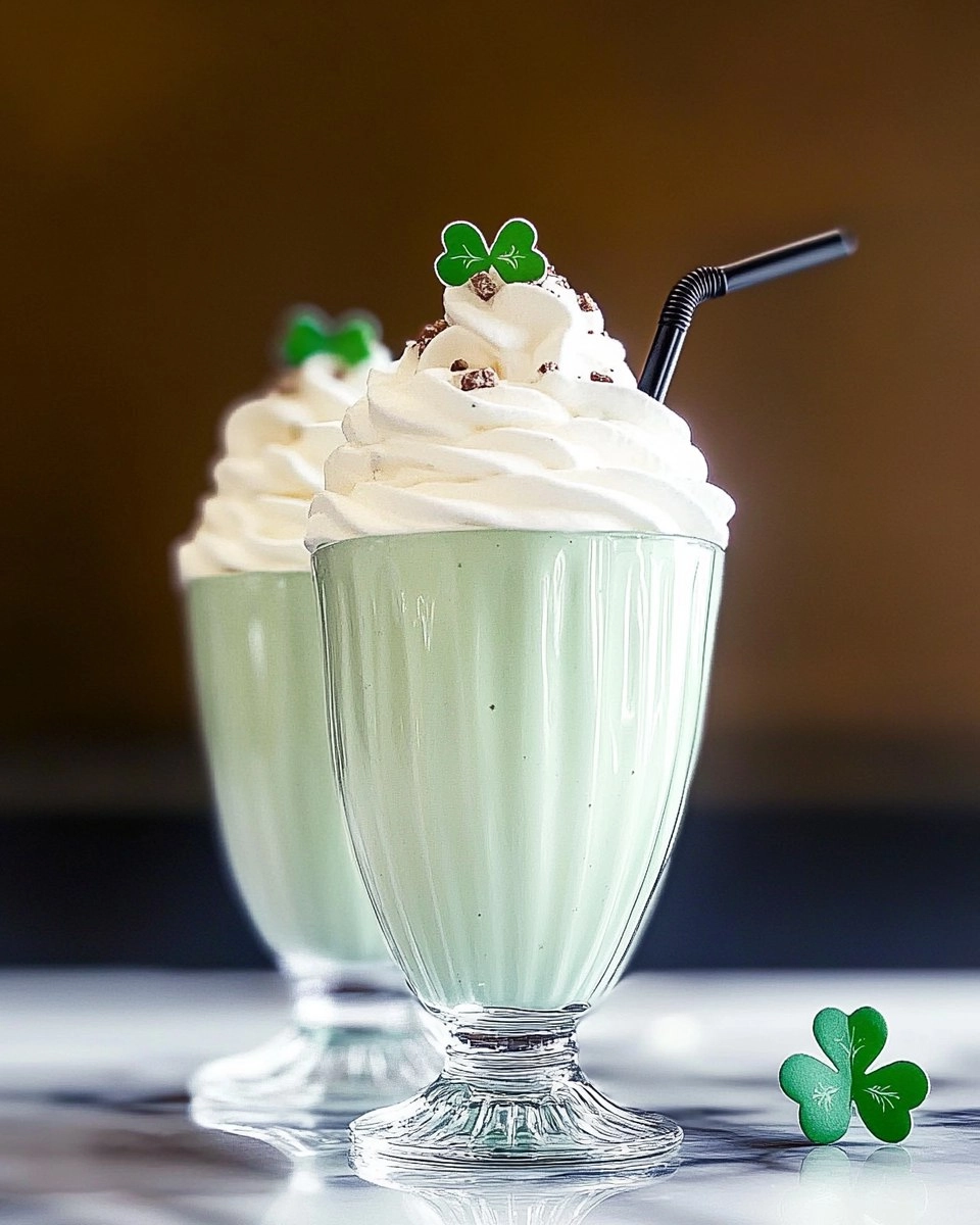 Homemade Shamrock Shakes
