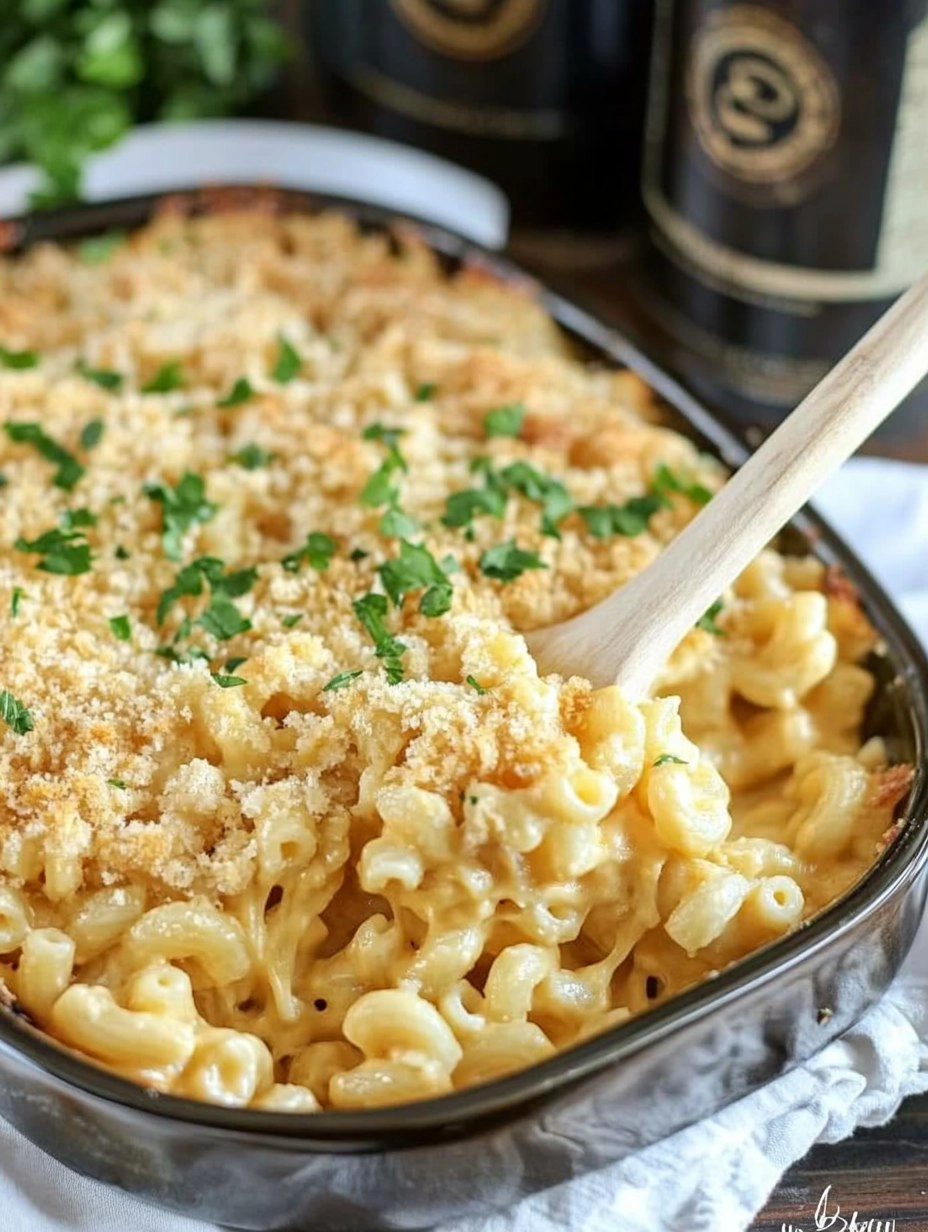 Irish Cheddar & Stout Mac and Cheese Bake