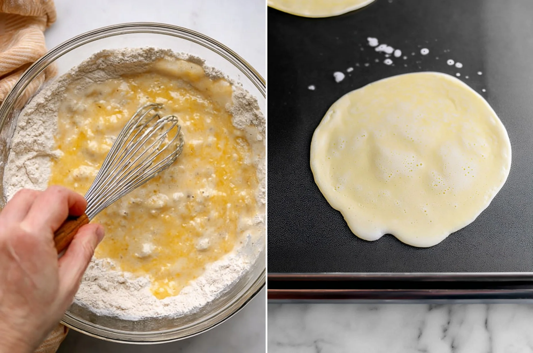 Lemon Ricotta Pancakes with Warm Berry Compote