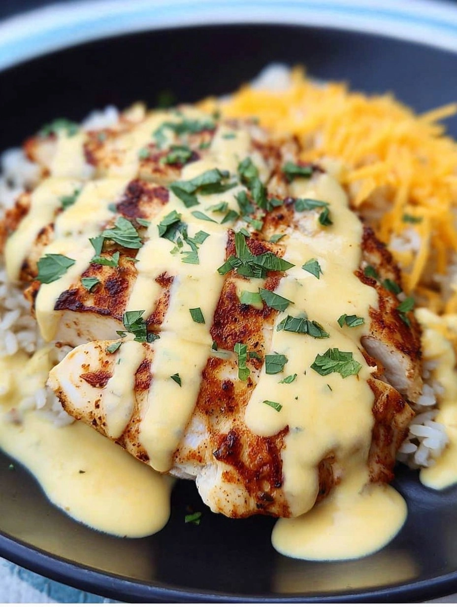 Mexican Chicken with Cheese Sauce