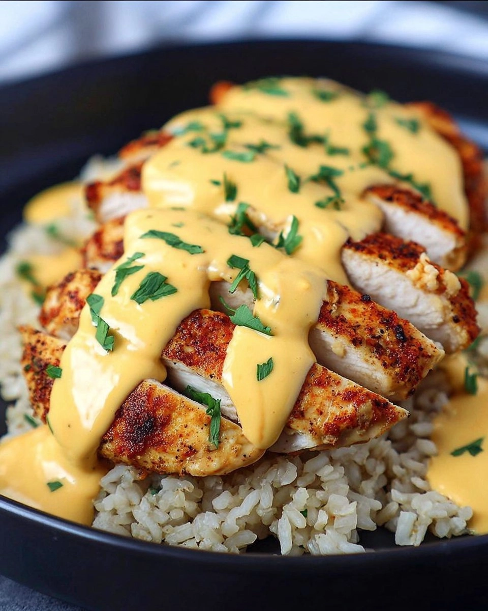 Mexican Chicken with Cheese Sauce