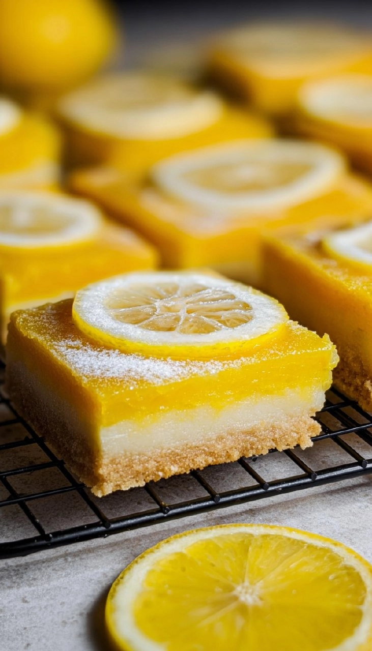 Meyer Lemon Bars with Extra Buttery Shortbread Crust 132 Meyer Lemon Bars with Extra Buttery Shortbread Crust