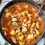 One-Pot Creamy Chicken & Potato Stew (Stovetop or Slow Cooker) 128 One-Pot-Creamy-Chicken-Potato-Stew-Stovetop-or-Slow-Cooker-Recipe
