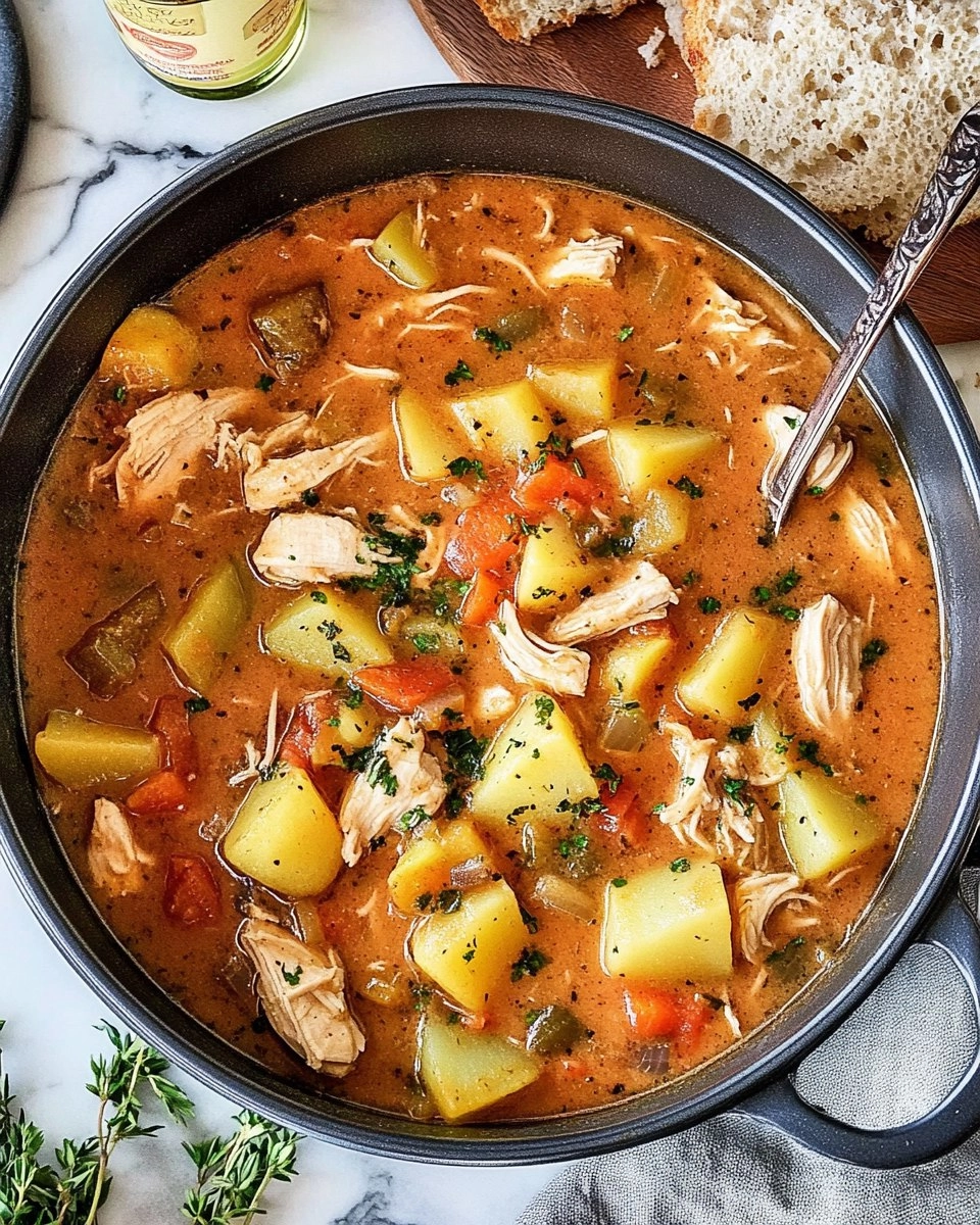 One-Pot Creamy Chicken & Potato Stew (Stovetop or Slow Cooker) 125 One-Pot Creamy Chicken & Potato Stew (Stovetop or Slow Cooker)