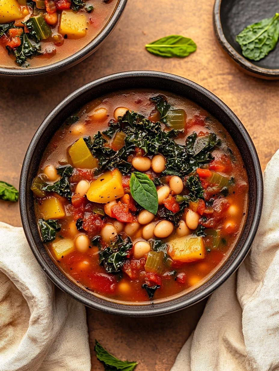 One-Pot Creamy Tuscan White Bean & Kale Soup 126 One-Pot Creamy Tuscan White Bean & Kale Soup