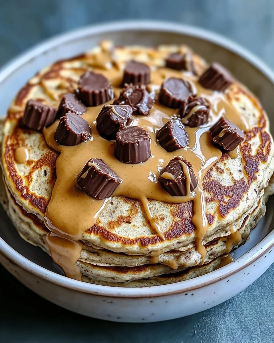 Peanut Butter Cup Protein Pancake Bowl 102 Peanut Butter Cup Protein Pancake Bowl