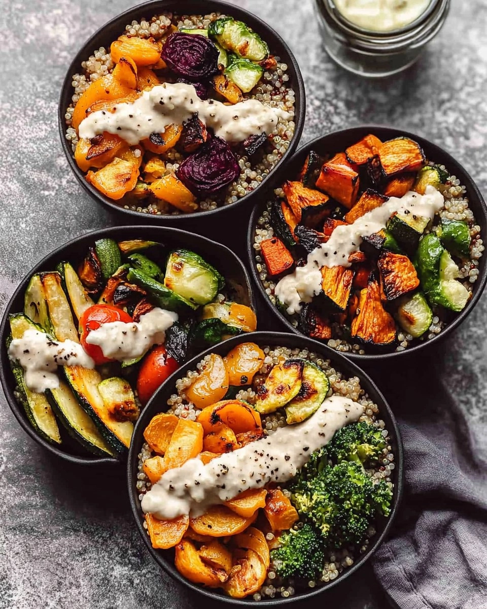 Quinoa Buddha Bowl | Healthy Grain Bowl with Roasted Veggies