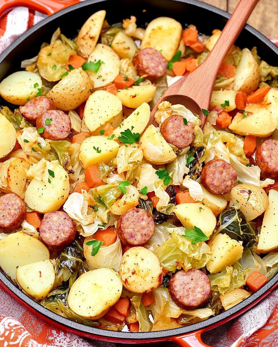 Sheet-Pan Sausage, Cabbage & Potatoes (Easy Weeknight Dinner) 72 Sheet-Pan Sausage, Cabbage & Potatoes (Easy Weeknight Dinner)