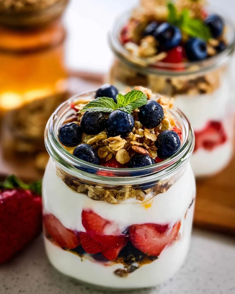 Simple-Fruit-Yogurt-Parfaits-with-Granola-Customizable-Recipe